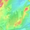 Garrigues Basses topographic map, elevation, terrain