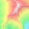 Sahale Glacier topographic map, elevation, terrain
