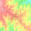 Cresson topographic map, elevation, terrain