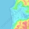 Praça da Revolução topographic map, elevation, terrain