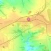 Артёмовск topographic map, elevation, terrain