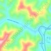 Crow Hollow topographic map, elevation, terrain