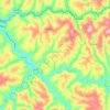 Russel Fork topographic map, elevation, terrain