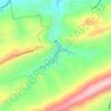 Hogan Lake topographic map, elevation, terrain