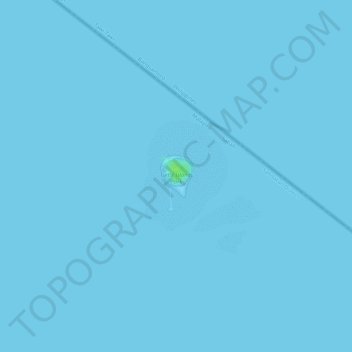 Little Bakkungaan Island topographic map, elevation, terrain