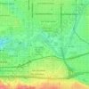 Spokane River topographic map, elevation, terrain