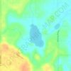 Jubert Lake topographic map, elevation, terrain