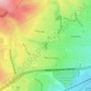 Lower Peavine Creek Dam topographic map, elevation, terrain