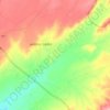 Jeddito topographic map, elevation, terrain