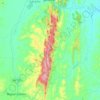 Parque Estadual das Sete Passagens topographic map, elevation, terrain
