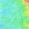 Parque Ibirapuera topographic map, elevation, terrain