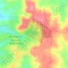 Canyons topographic map, elevation, terrain