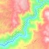 Mokelumne River topographic map, elevation, terrain