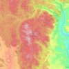Mantadia National Park topographic map, elevation, terrain
