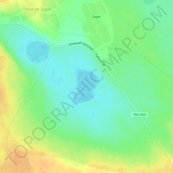 Соном-Нор topographic map, elevation, terrain