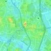 Ang Mo Kio Town Garden East topographic map, elevation, terrain