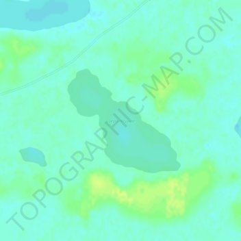 озеро Черное topographic map, elevation, terrain