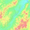 Río Guayambre topographic map, elevation, terrain