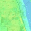 Florida Ridge topographic map, elevation, terrain