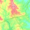 Jacksonville topographic map, elevation, terrain