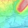 Rahway River West Branch topographic map, elevation, terrain
