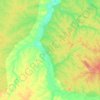 Río Tapiche topographic map, elevation, terrain