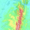 Rio Itapicuru-Mirim topographic map, elevation, terrain