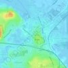 Börne topographic map, elevation, terrain