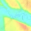 Sheyenne River topographic map, elevation, terrain