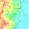 Lake Edgewood topographic map, elevation, terrain