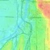 Downtown Dog Park topographic map, elevation, terrain