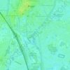 Katelijnepark topographic map, elevation, terrain