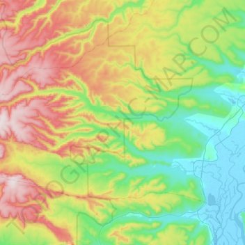 Нежинка topographic map, elevation, terrain