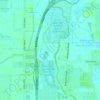 Jordan River OHV/ Modelport State Park topographic map, elevation, terrain