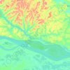 Rio Preto da Eva topographic map, elevation, terrain