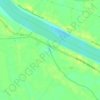 Sungai Kelar topographic map, elevation, terrain