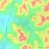 Radnor Lake topographic map, elevation, terrain