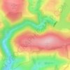 Bird Pond topographic map, elevation, terrain