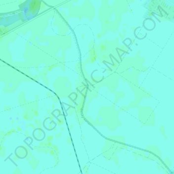 Belský kanál topographic map, elevation, terrain