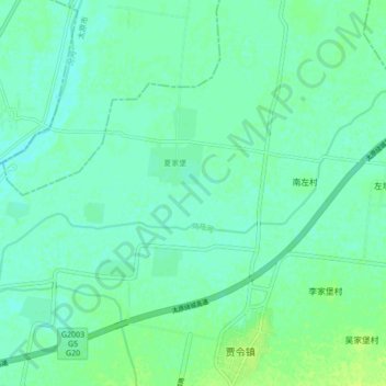乌马河 topographic map, elevation, terrain