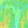 Озерешно topographic map, elevation, terrain
