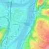 Kaiserin-Augusta-Anlagen topographic map, elevation, terrain