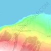 Kukuihaele CDP topographic map, elevation, terrain