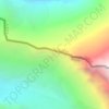 West Ridge topographic map, elevation, terrain