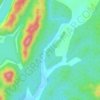 Vijaynagar (Polo) Forest topographic map, elevation, terrain