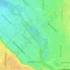 Boise Cascade Lake topographic map, elevation, terrain