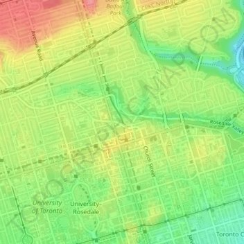 Harold Town Park topographic map, elevation, terrain