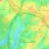 Belmont Lake topographic map, elevation, terrain