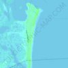 Seabrook Beach topographic map, elevation, terrain