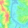 Nova Piracicaba topographic map, elevation, terrain